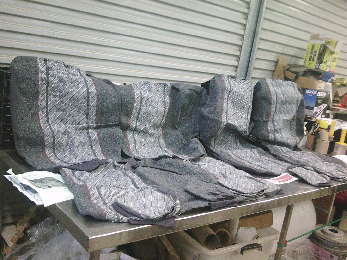 Holden Viva Hatch/Wagon Front And Rear Fabric Seat Covers - New Part