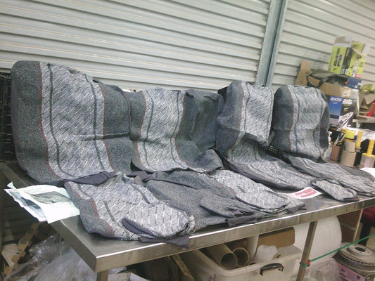 Holden Viva Hatch/Wagon Front And Rear Fabric Seat Covers - New Part