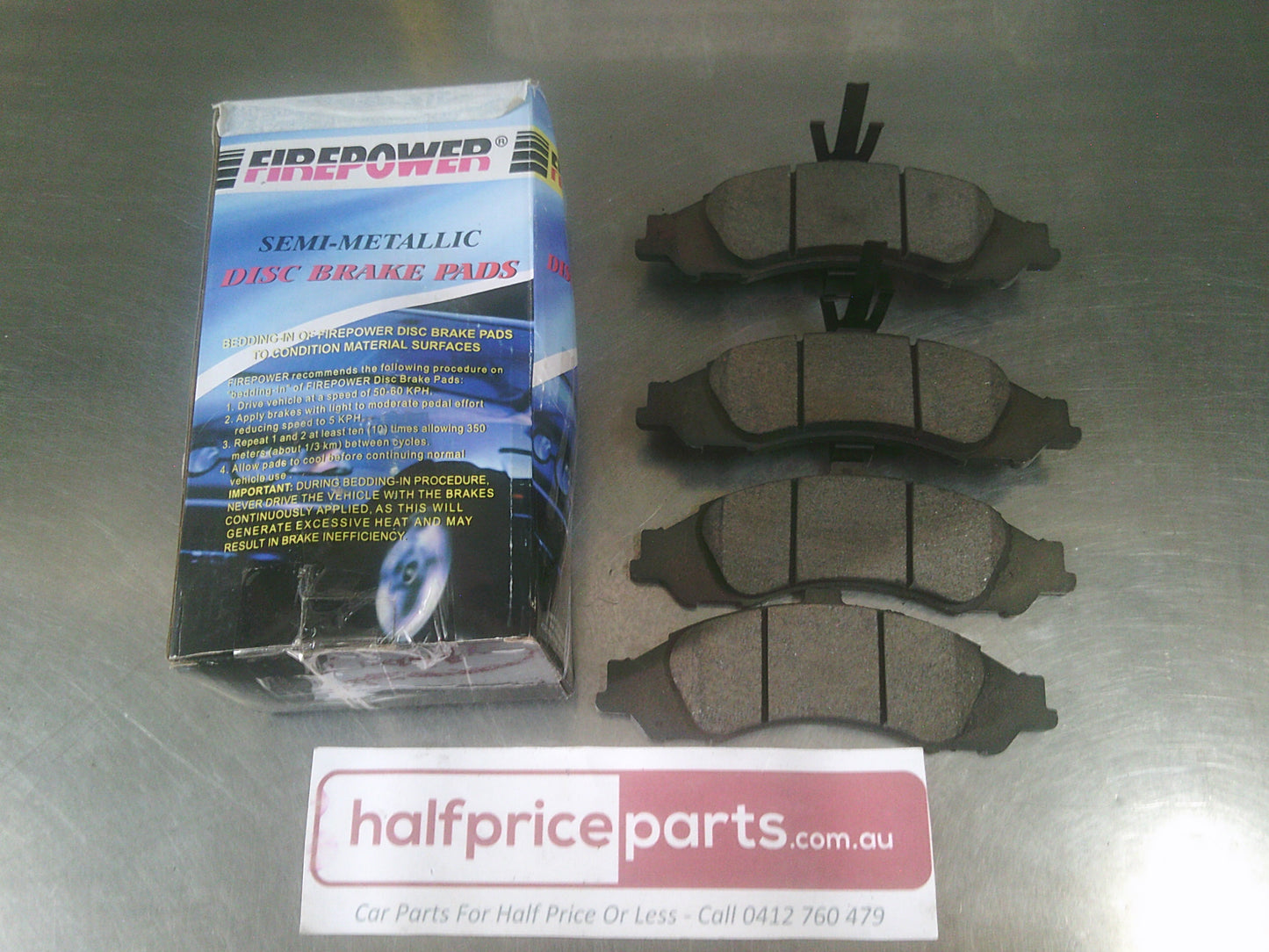 Firepower Front Brake Pads Suit Holden VZ/VY/VX/VT/VU Commodore New Part