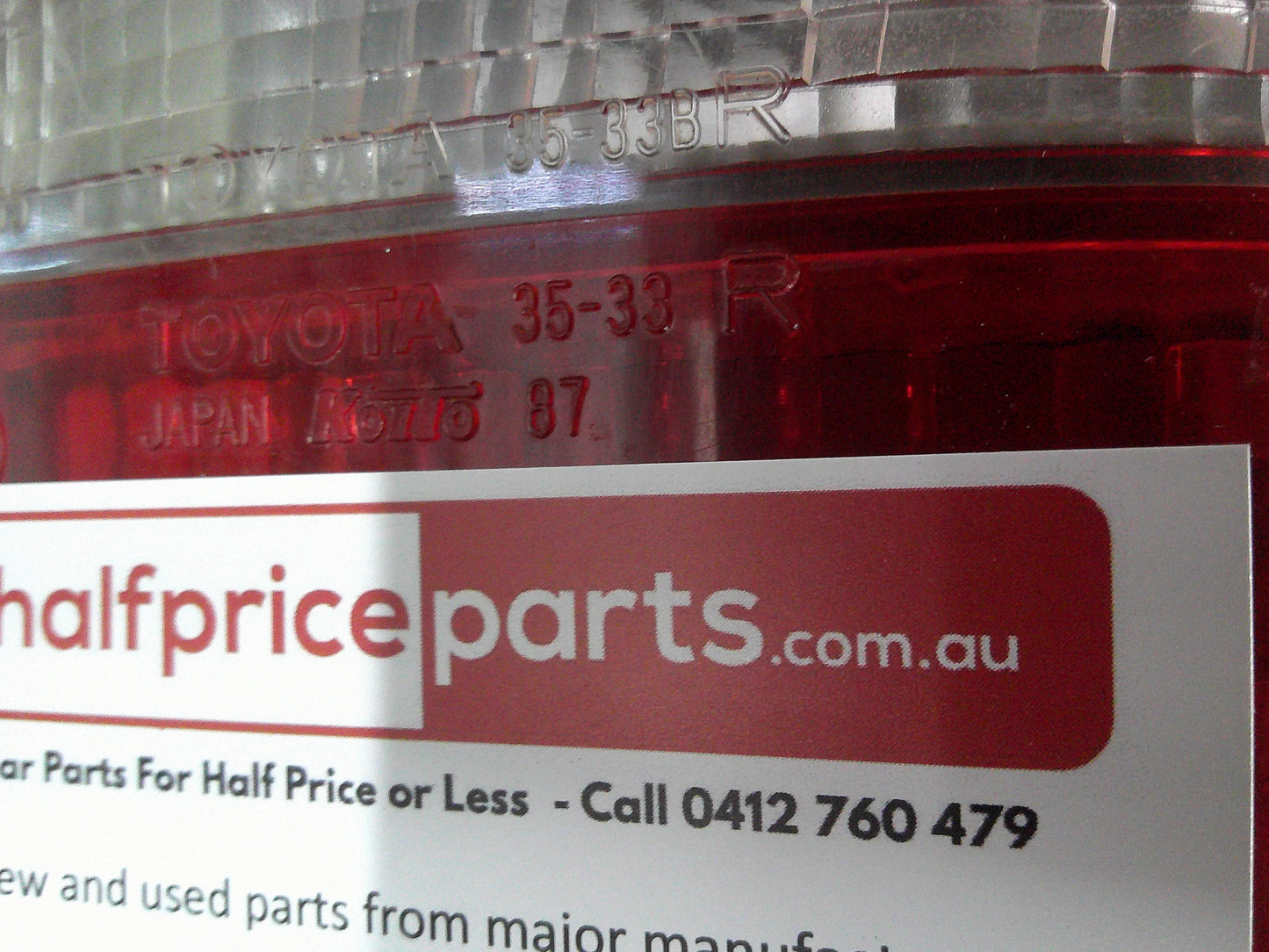 Koito Tail Light Right Hand Rear Tub Suits (Right Hand Only) Toyota Hilux Used Part
