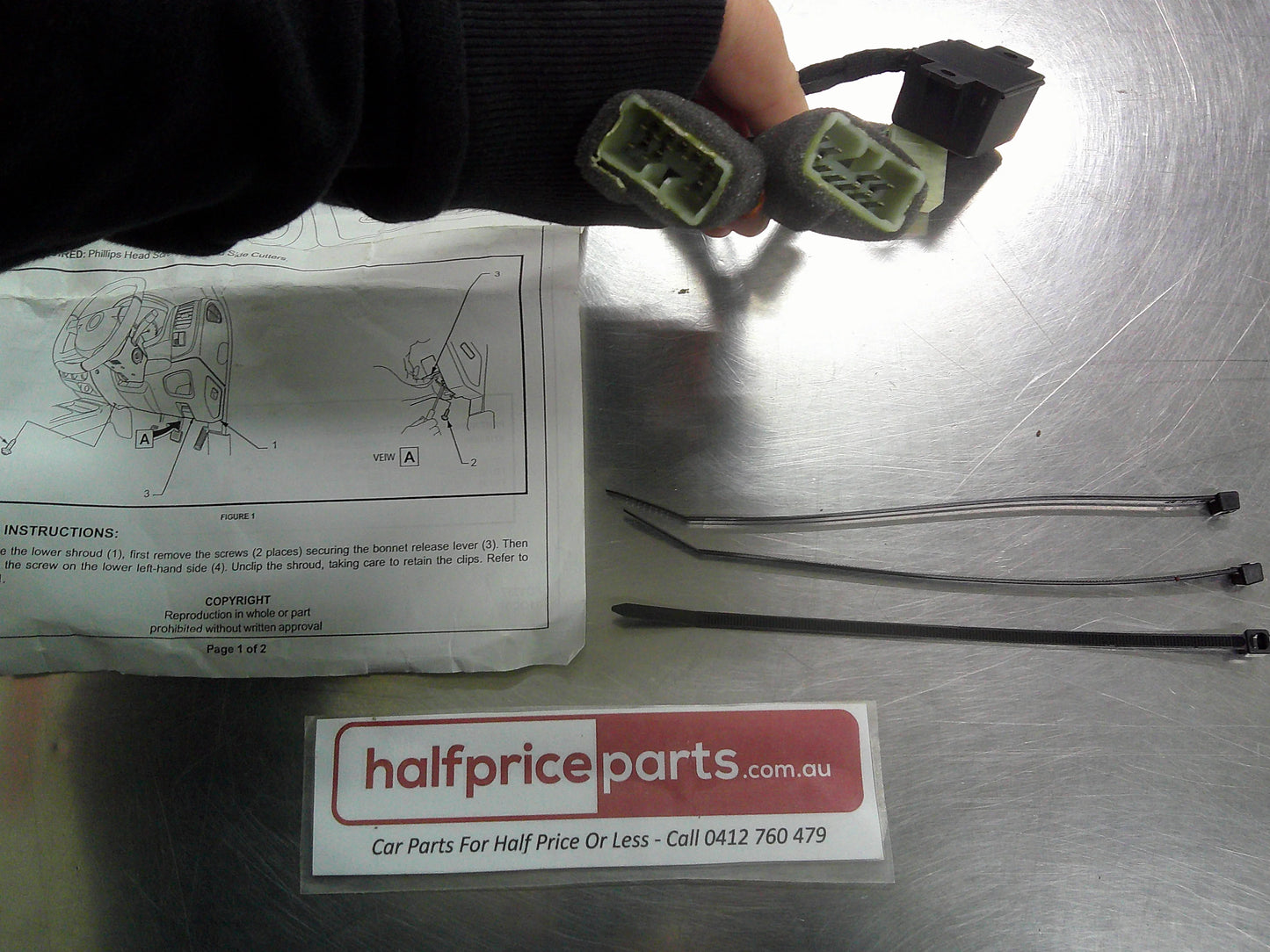 Holden RA Rodeo/RC Colorado  Genuine Daytime Running Light Patch Harness New Part
