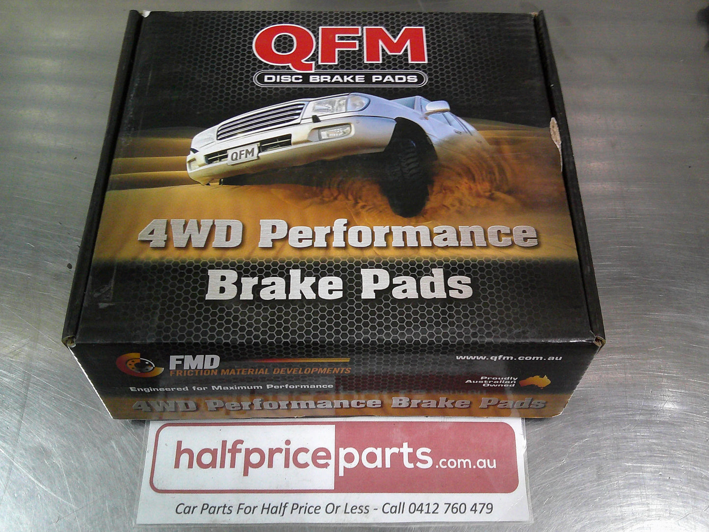 QFM 4WD Performance Front Brake Pad Set Suits Mitsubishi Canter New Part