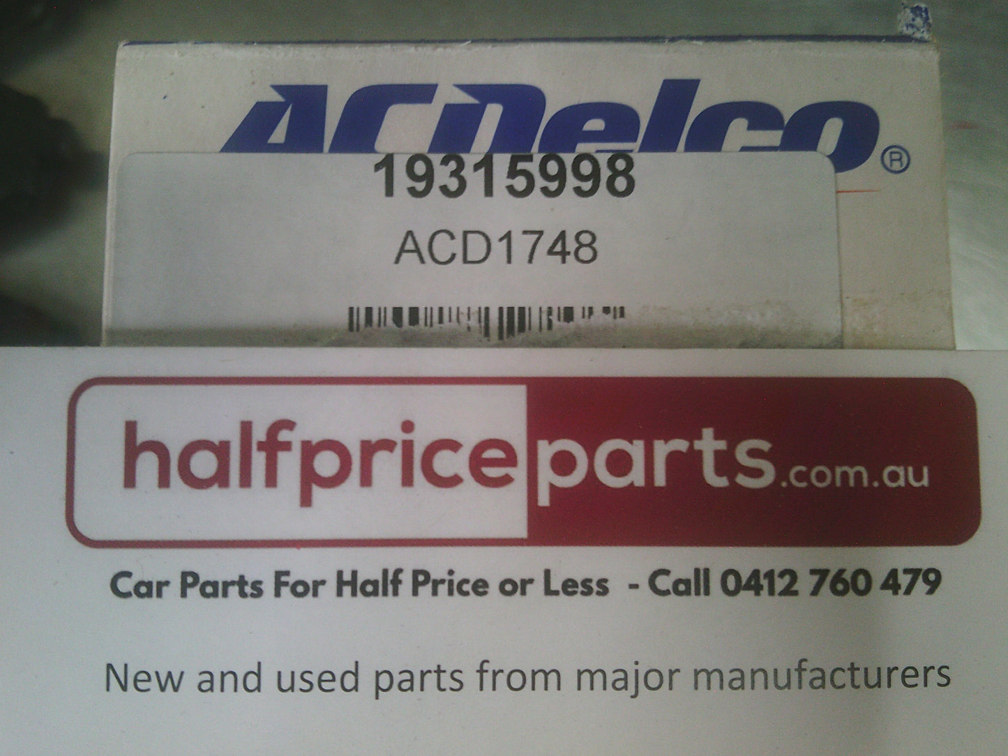 ACDelco Front Disk Brake Pads Suits Holden TK/Proton S16/Savy New Part