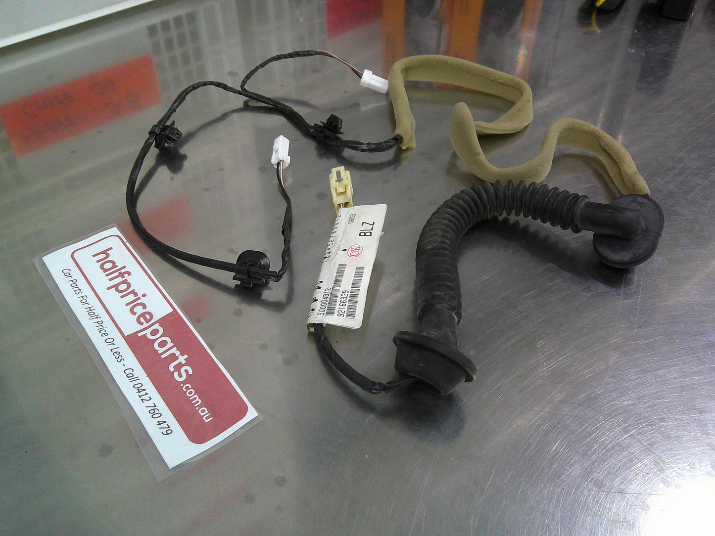 Holden VE Commodore Genuine Number Plate Boot Lid Wiring Loom - Used Part