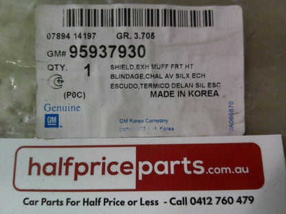 Holden CG Captiva Genuine Exhaust Muffler Heat Shield New Part