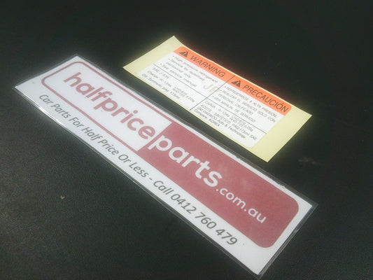 Daewoo/Holden Genuine A/C Sticker New Part