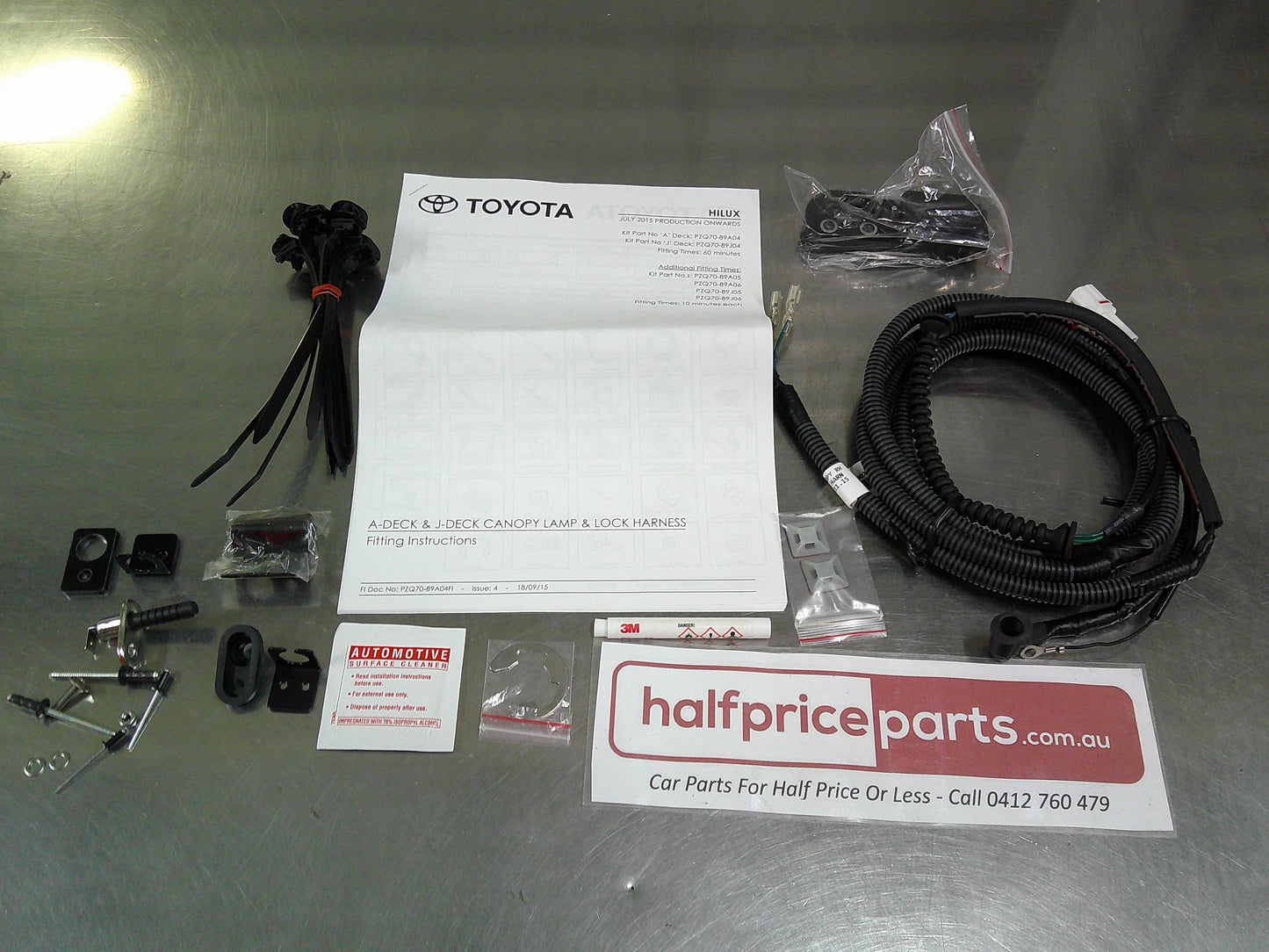 Toyota Hilux SR5 Genuine Canopy Central Locking For Right Hand Rear Side Window New Part