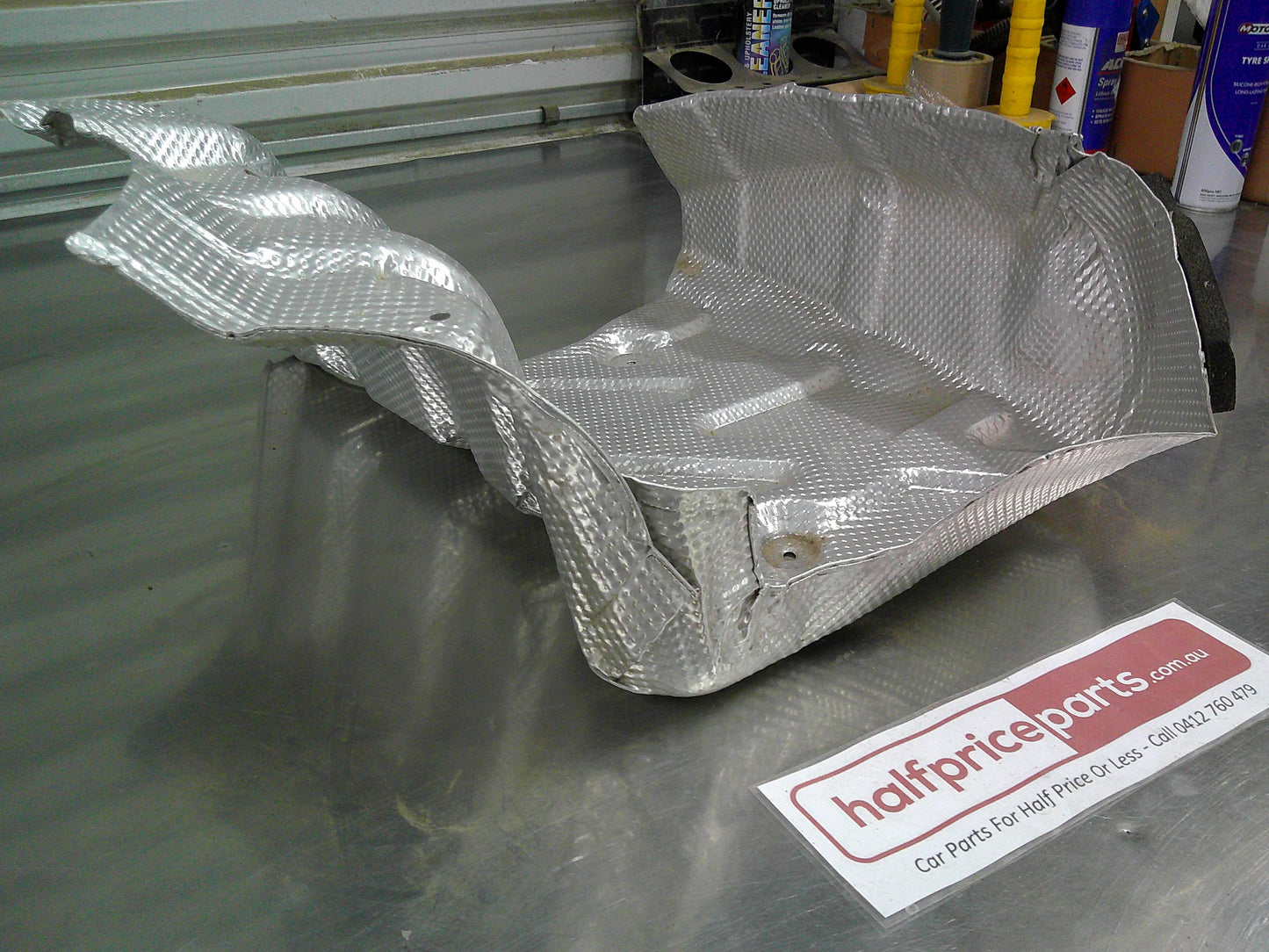 Holden WN Caprice 3.6Ltr V6 Right Hand Rear Muffler Heat Shield New Part