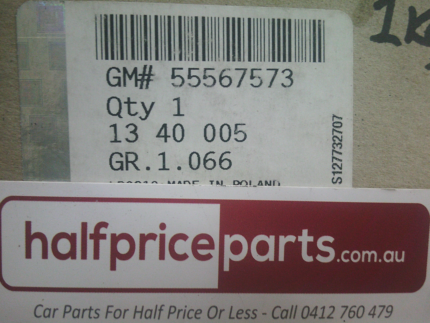 Holden JH Cruze/TK Barina/Astra Genuine Micro-V Multi Ribbed Belt - New Part