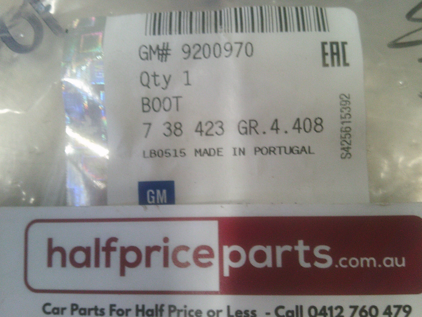 Holden XC Barina Genuine Manual Gear Shift Boot New Part