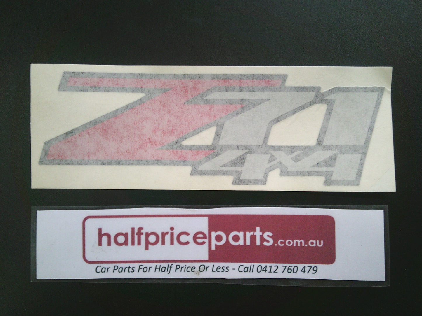 Holden Z71 RG Colorado Genuine Lower Tail Gate Decal New Part