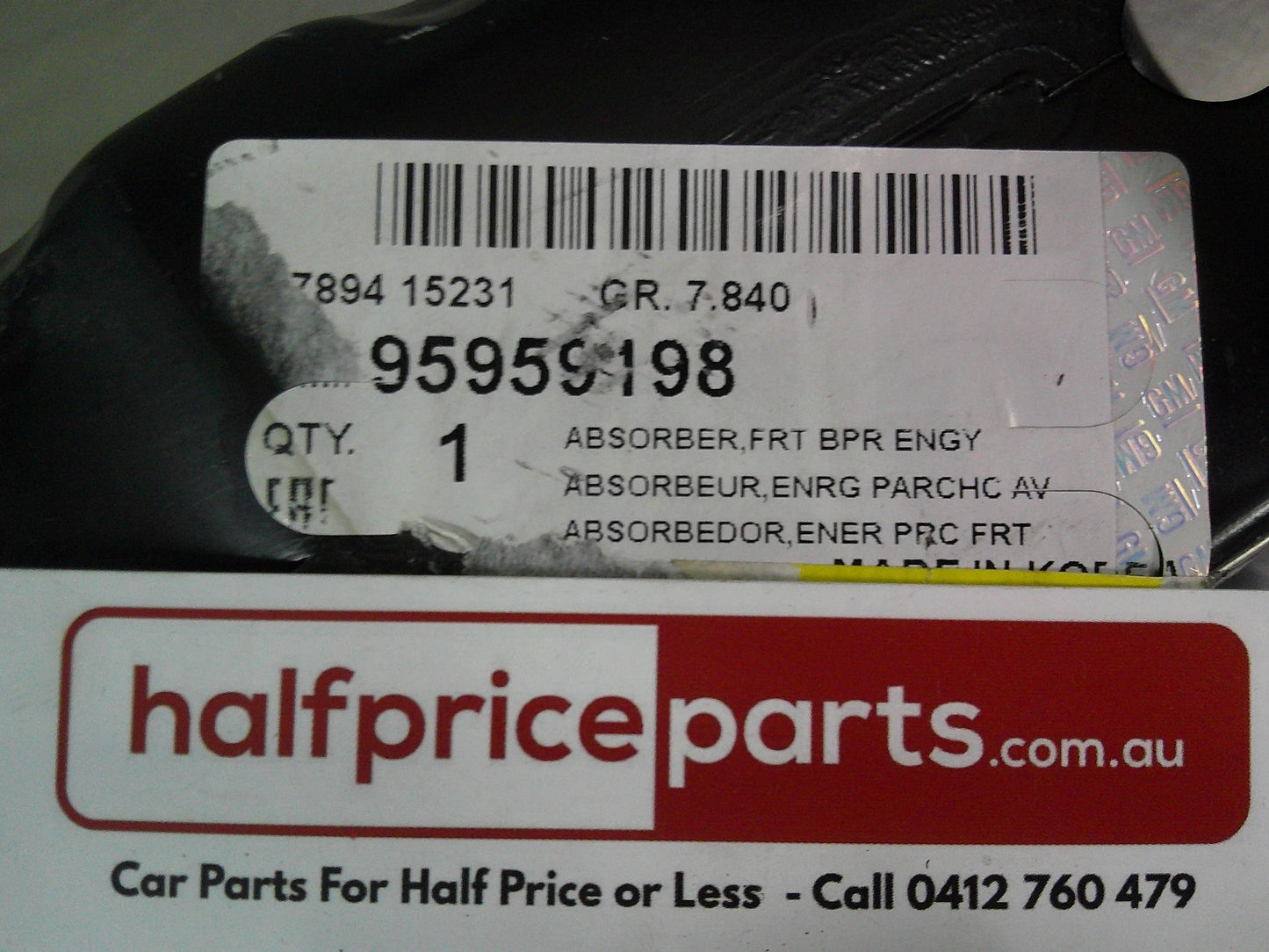 Holden Trax Genuine Front Energy Absorber Right Hand Bracket New Part