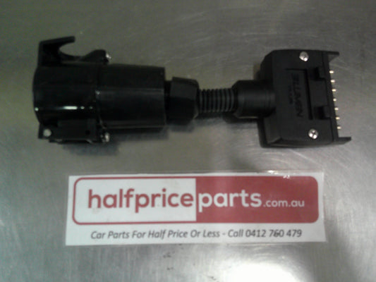 Holden Genuine Trailer Adapter Large 7 Pin Flat Male To 7 Pin Round Female New Part