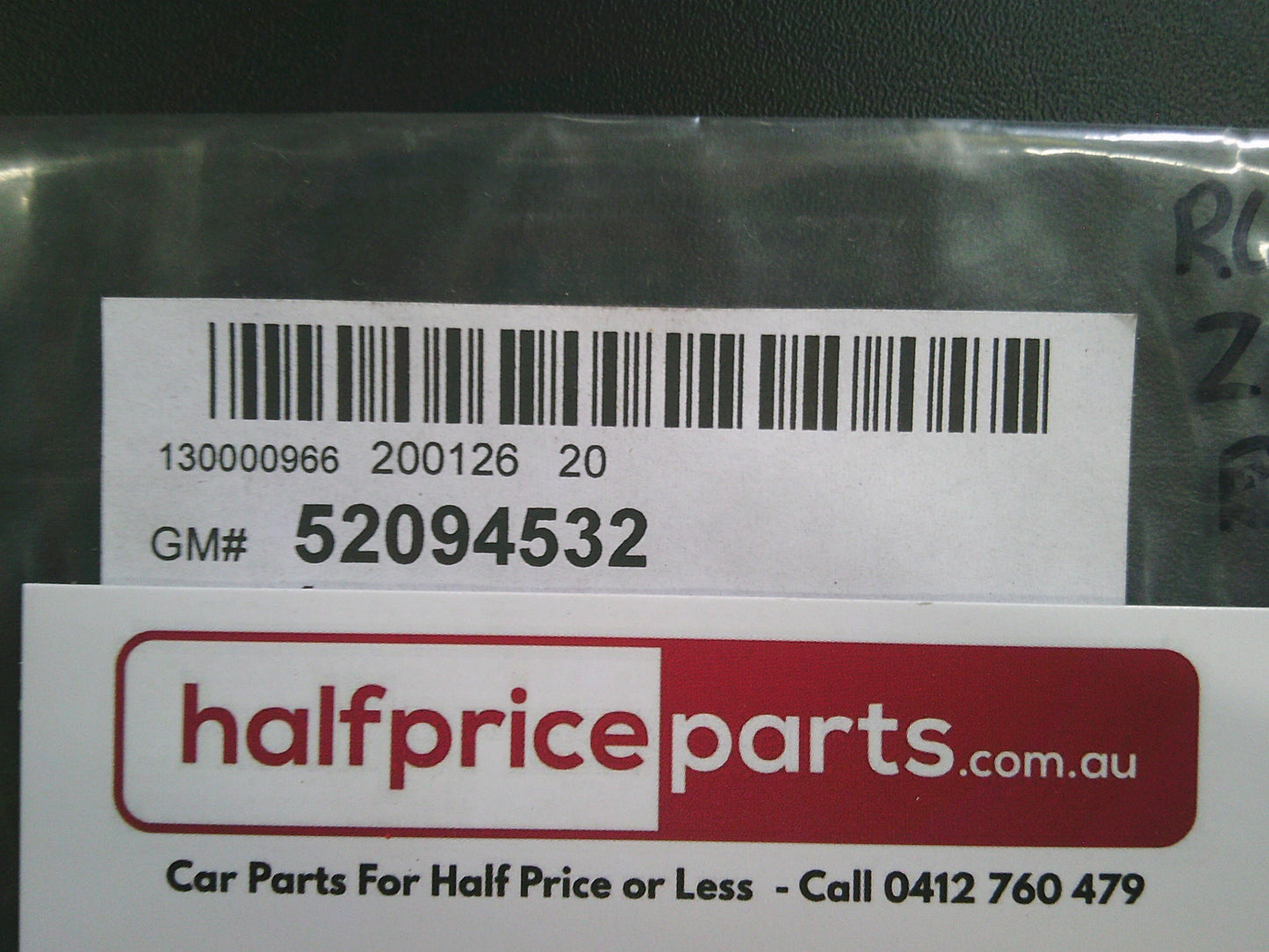 Holden Z71 RG Colorado Genuine Lower Tail Gate Decal New Part