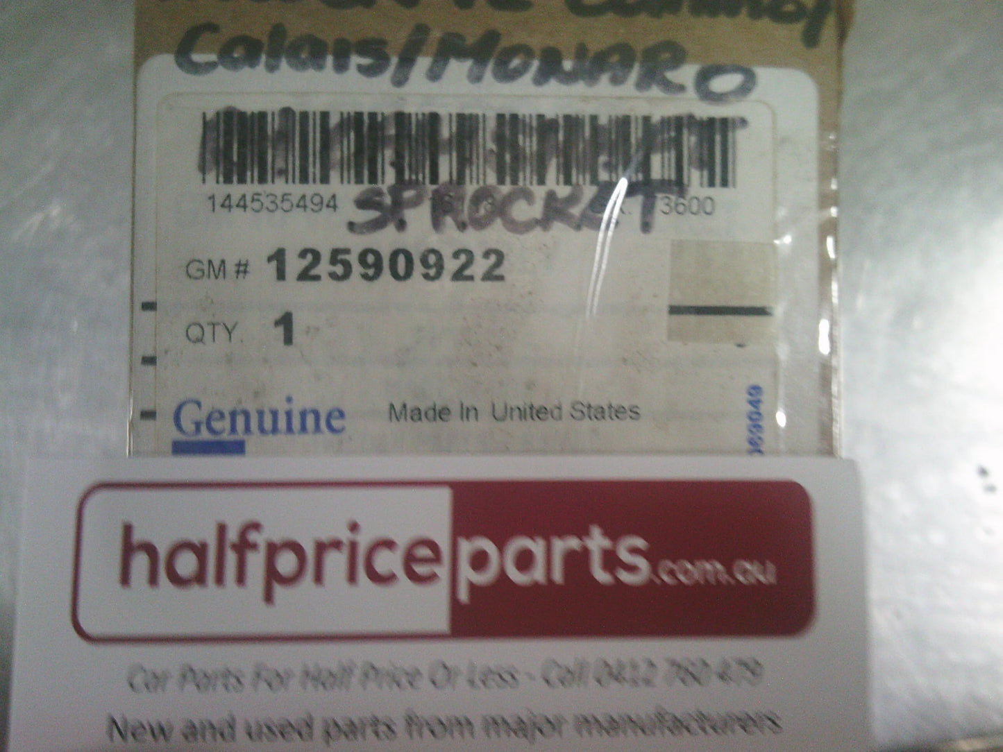 Holden VZ Commodore/Monaro/Calais Genuine Right Hand Camshaft Sprocket New Part