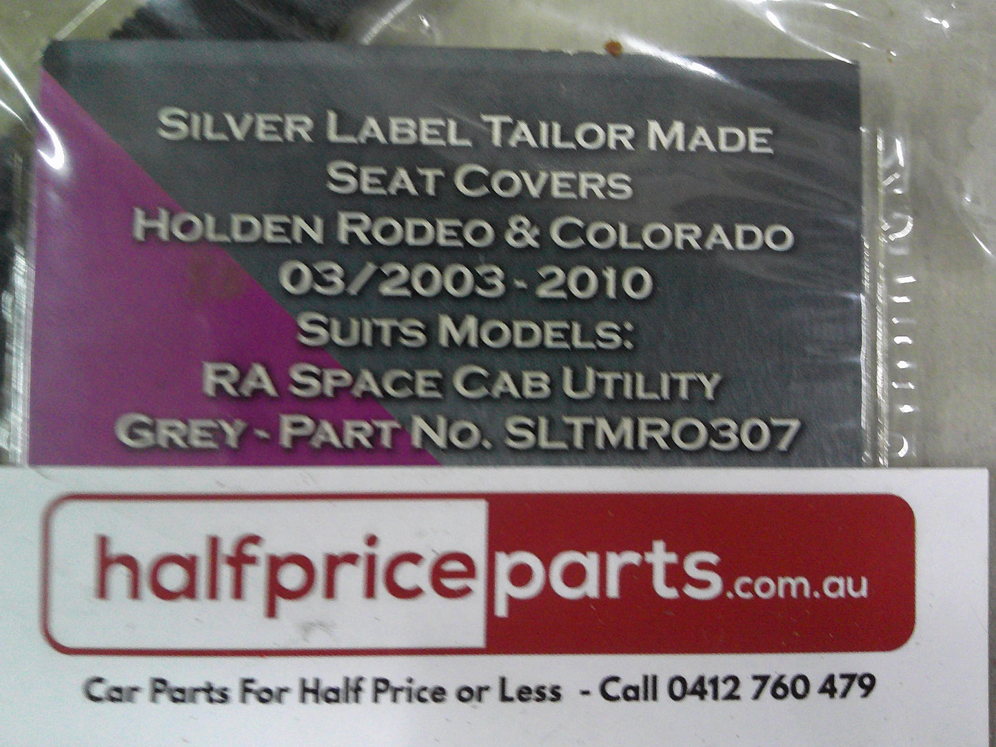 Silver Label Tailor Made Front Seat Cover Set Suits For Holden RA Rodeo/RC Colorado Space Cab New Part