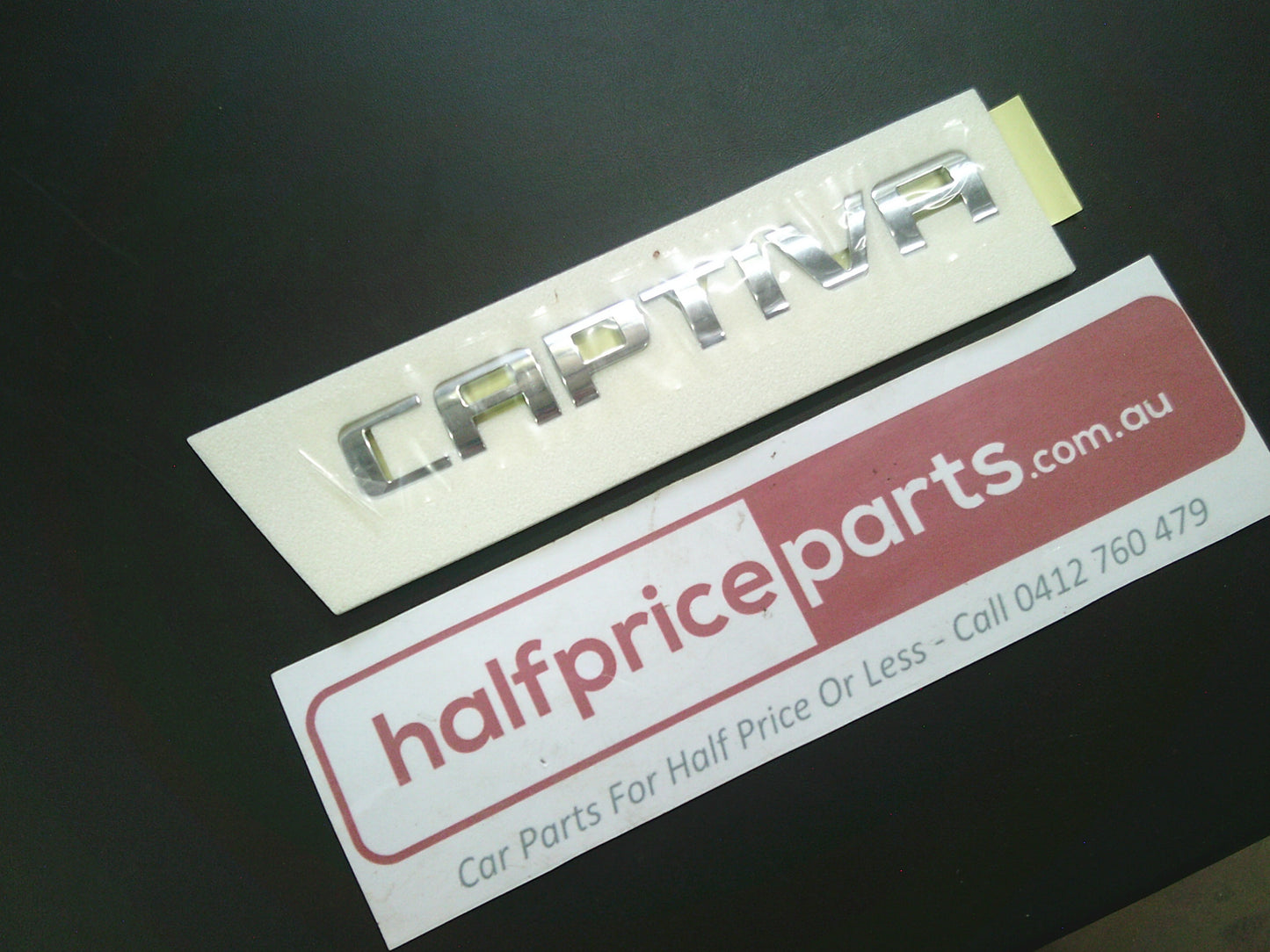 Holden CG Captiva Genuine Rear Tail Gate Emblem New Part
