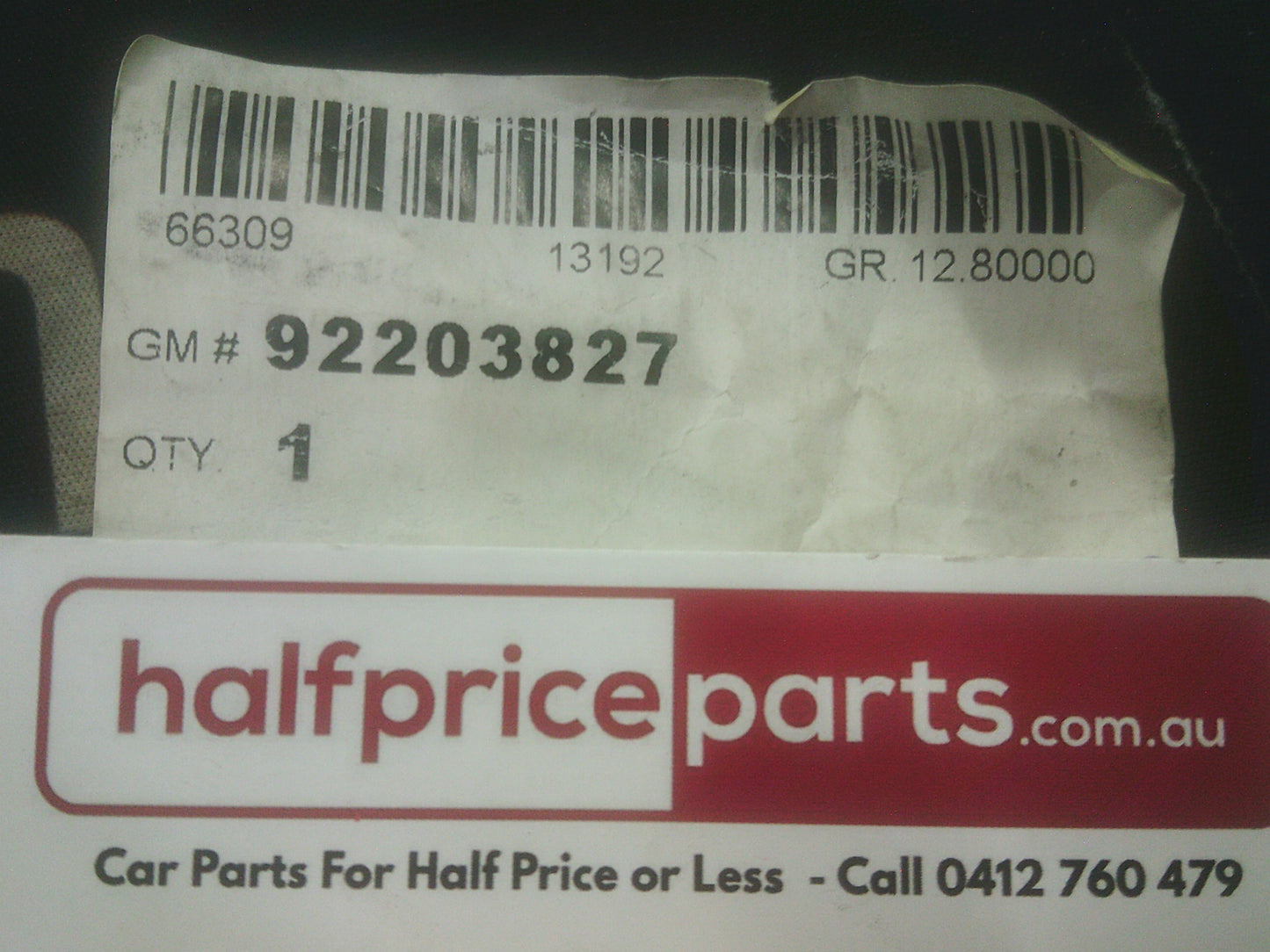 Holden VE Commodore Genuine Air Extension Grille New Part