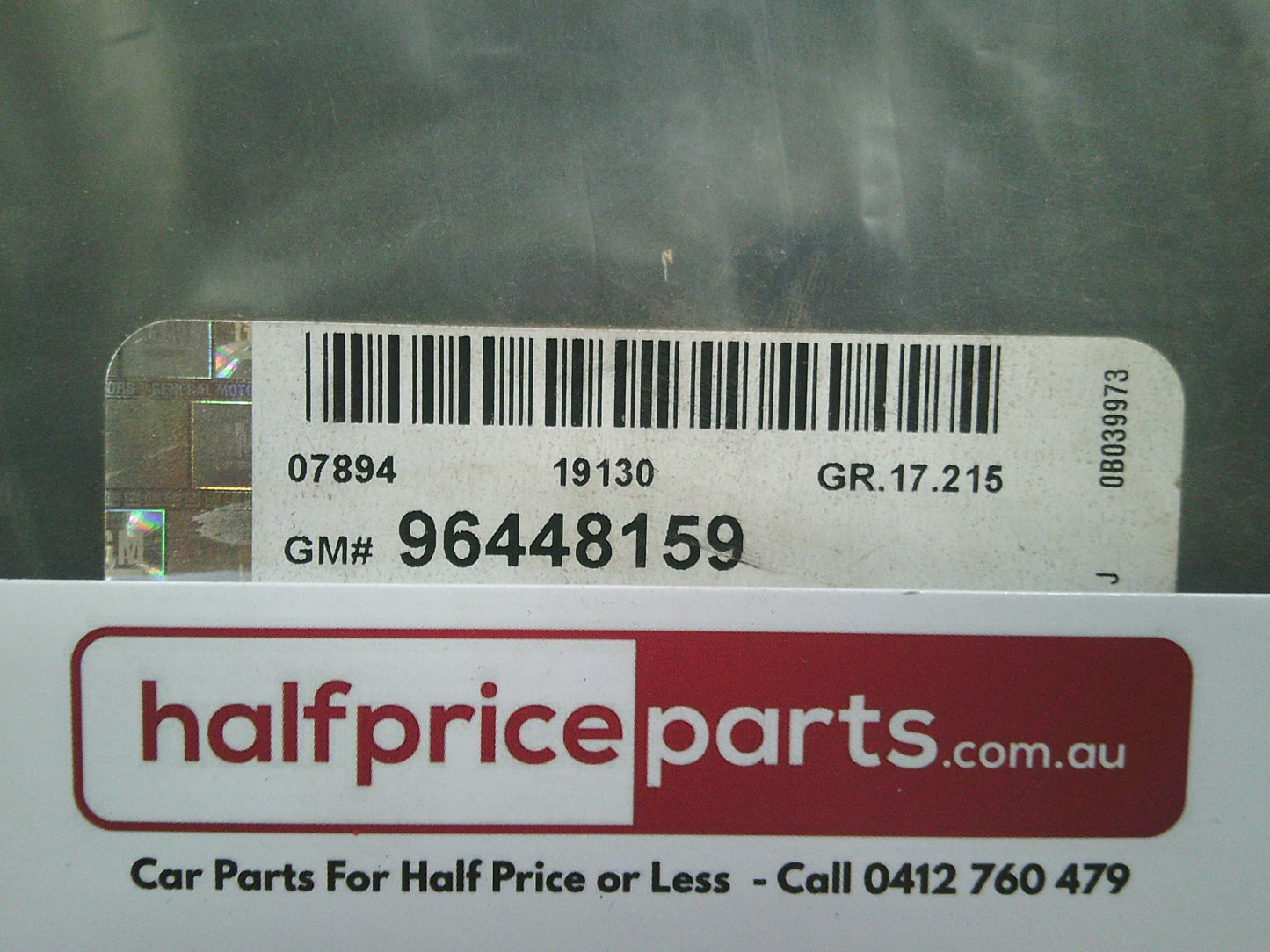Holden CG Captiva Genuine Rear Tail Gate Emblem New Part
