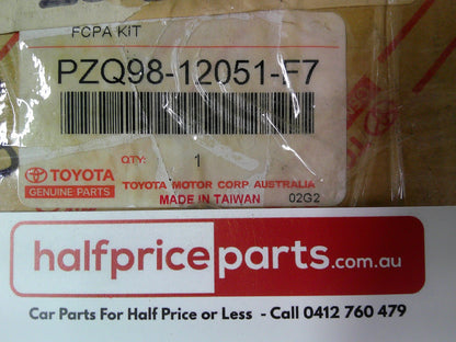 Toyota Corolla Hatch Genuine Front 2 Head Park Assist Complete Kit (Factory Silver Pearl) New Part