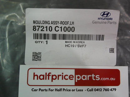 Hyundai Sonata Genuine Left Hand Roof Moulding Trim New Part