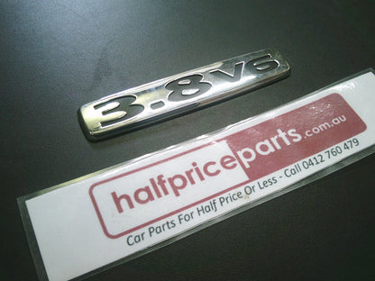 Holden Commodore Genuine 3.8 V6 Badge New Part