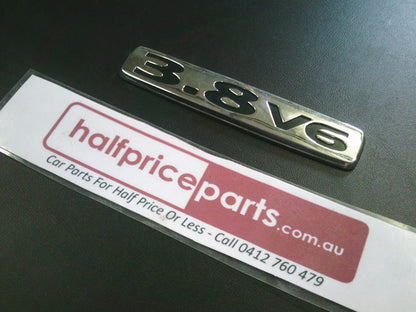 Holden Commodore Genuine 3.8 V6 Badge New Part