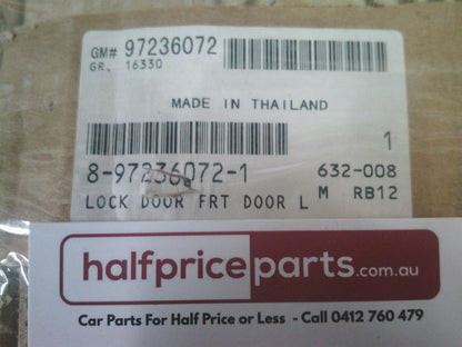 Holden RA Rodeo/Isuzu Max Genuine Left Hand Front Door Lock Assy New Part