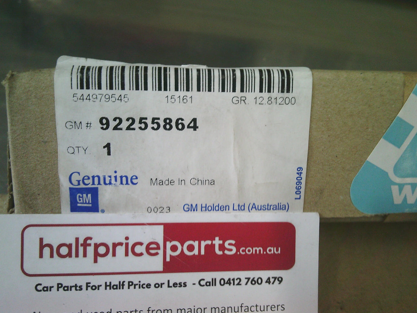 Holden Commodore VF Genuine Front Right Hand Roof Moulding New Part