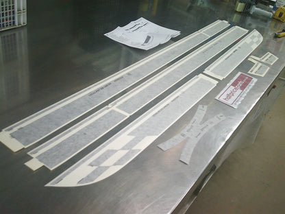 Holden VF SS/SSV/SV6 Commodore Sedan Genuine Factory Decal Side Kit (Black) New Part