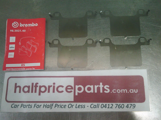 Holden VF SSV/Redline Commodore Genuine Brembo Rear Brake Pad Insulator Shim Kit Set Of 4 New Part