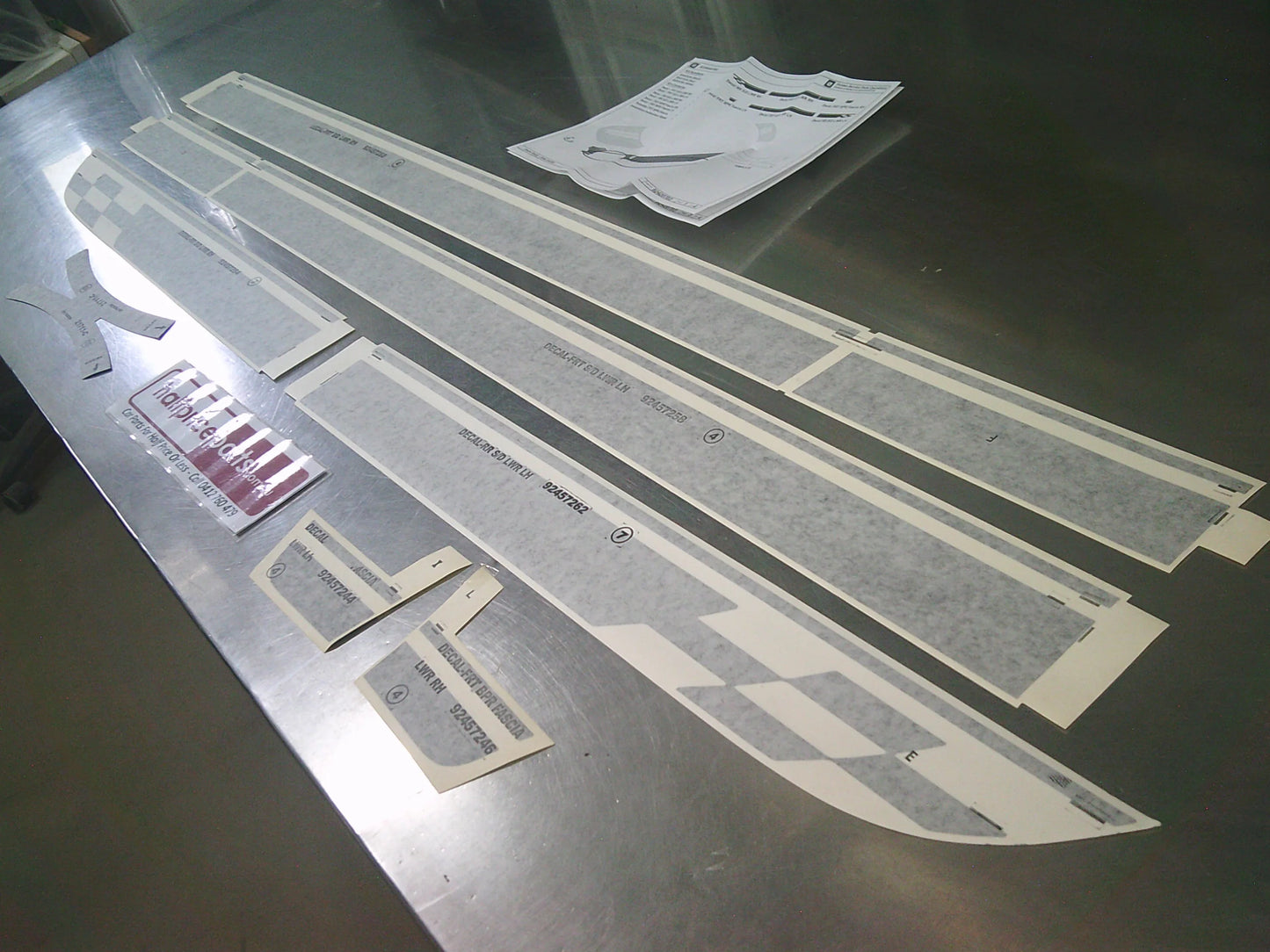 Holden VF SS/SSV/SV6 Commodore Sedan Genuine Factory Decal Side Kit (Black) New Part