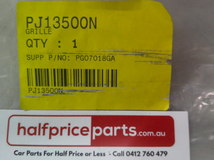 Pegeot 306 Front Upper Grille (Unpainted Non Genuine Part) New Part
