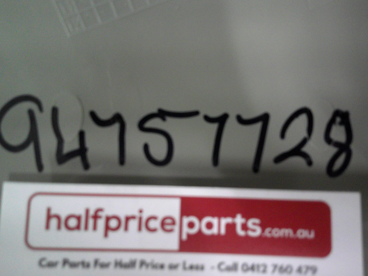 Holden JH Cruze Genuine Left And Right Hand Mirror Scalp Sold As Pair (Unpainted) New Part