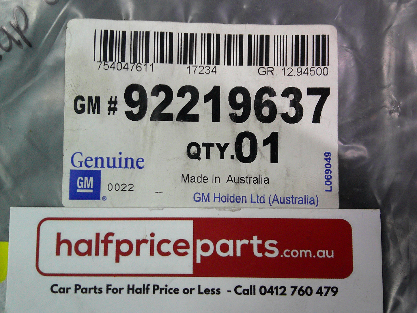 Holden VE/VF Commodore Wagon Genuine Fuel Flap Lid New Part