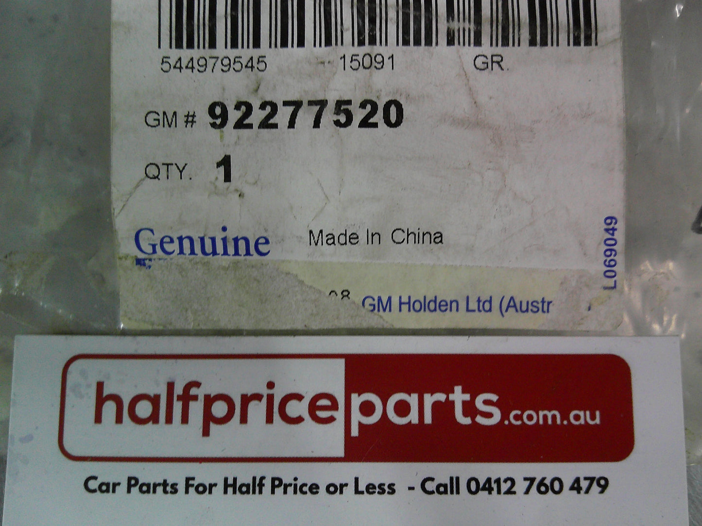 Holden WN Caprice Genuine Right Hand Rear Door Chrome Belt Moulding New Part