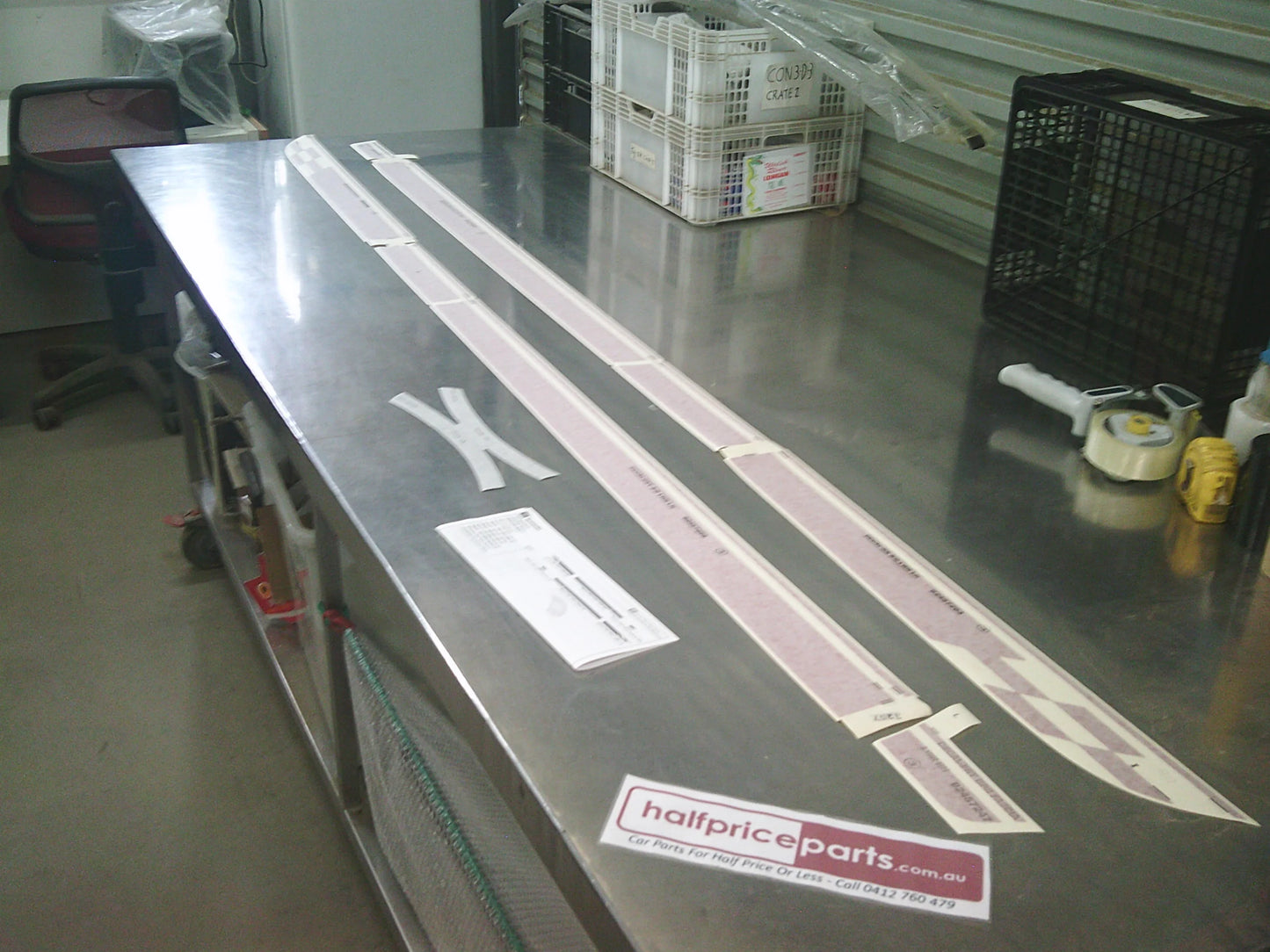 Holden VF SS/SSV/Redline Commodore Sedan Genuine Factory Side Decal Kit (Red) New Part