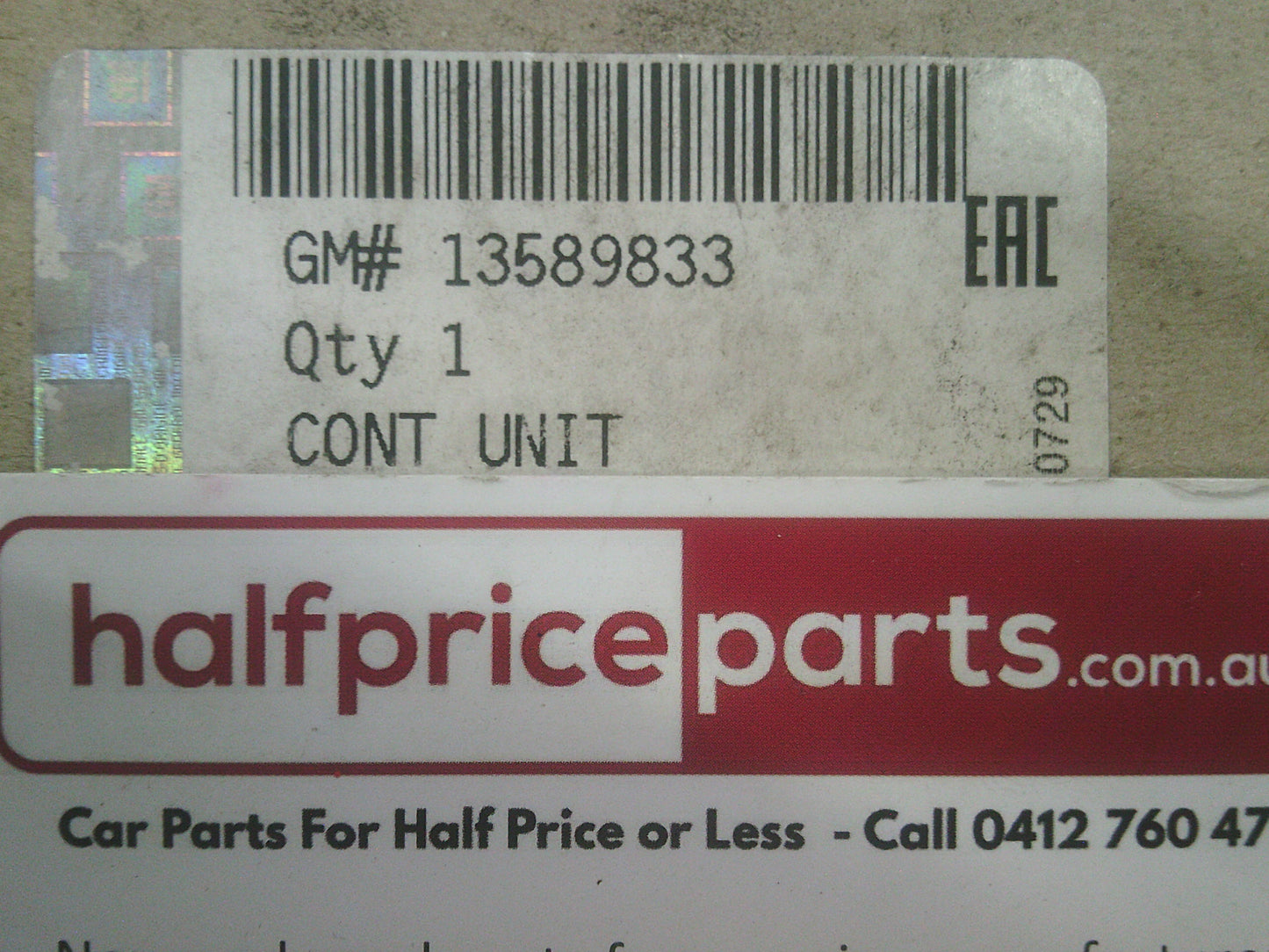 Holden Insignia Genuine Air Bag Module New Part