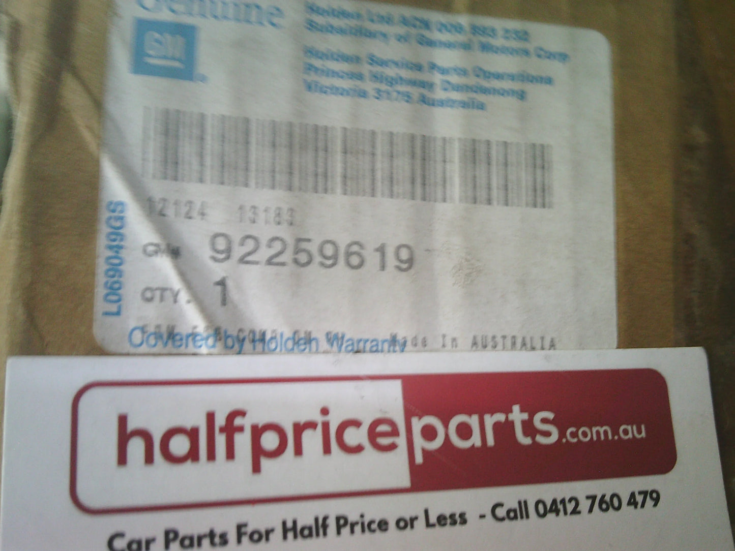 Holden VE Commodore Ute Genuine Right Hand Seat Back Frame (Drivers)  New Part