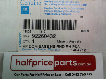 Holden VF Commodore/WN Caprice Genuine Right Rear View Mirror Glass Only New Part