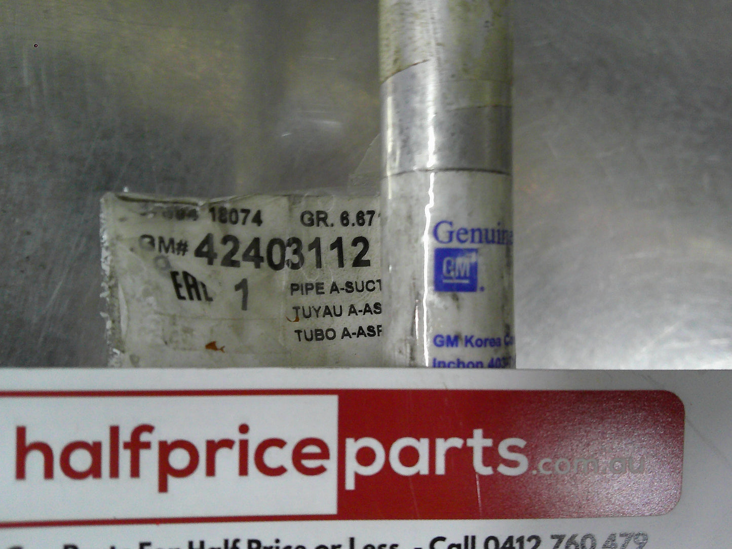 Holden TM Barina Genuine Front Power Steering Pipe New Part