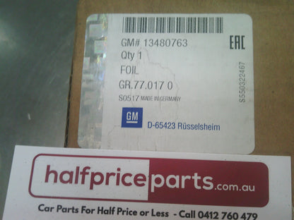 Holden Astra K Sports Tourer Genuine Rear Bumper Load Area Protector Film New Part