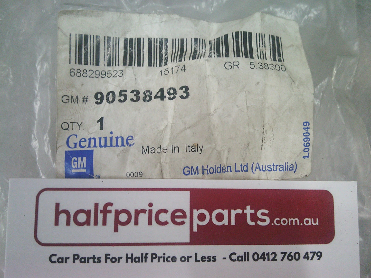 Holden Trax Genuine Rear Axel Spring Seat Bump Stop (Fits Left Or Right) New Part