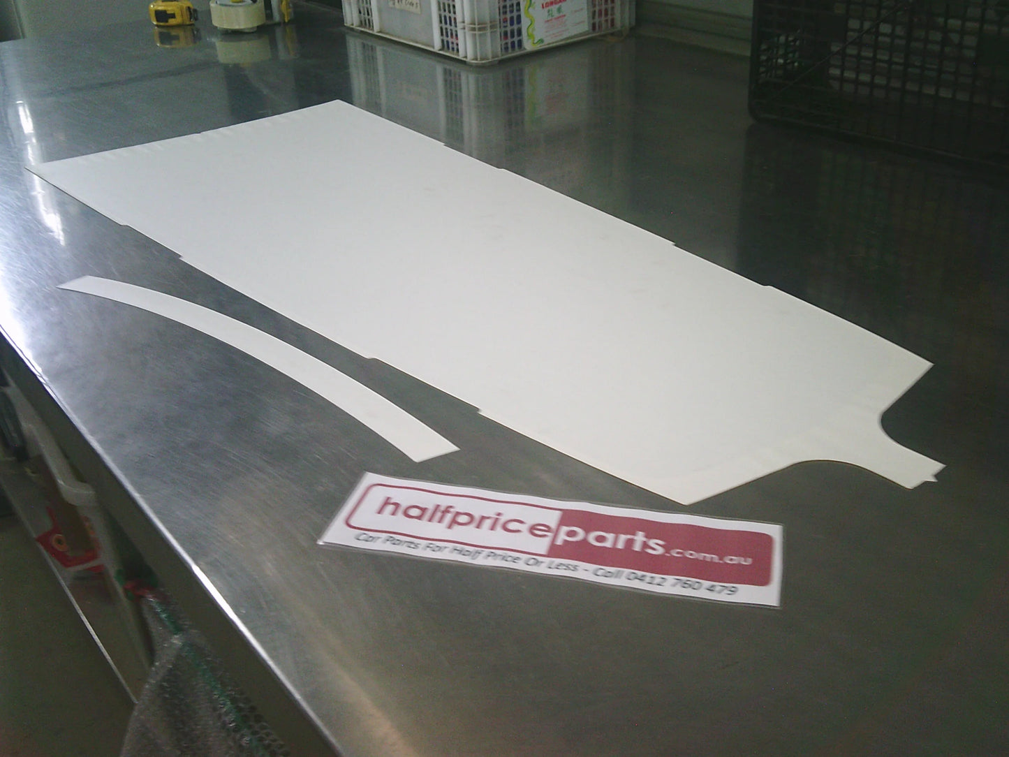 Holden VF SS/SSV 6.2 Ltr V8 Genuine Bonnet Decal Center Matt Black New Part