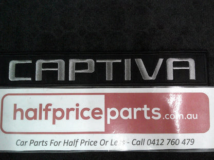 Holden CG5 Captiva Genuine Rear Cargo Carpet Mat Proctor New Part