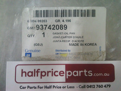 Daewoo Lacetti Genuine Oil Pan Gasket New Part