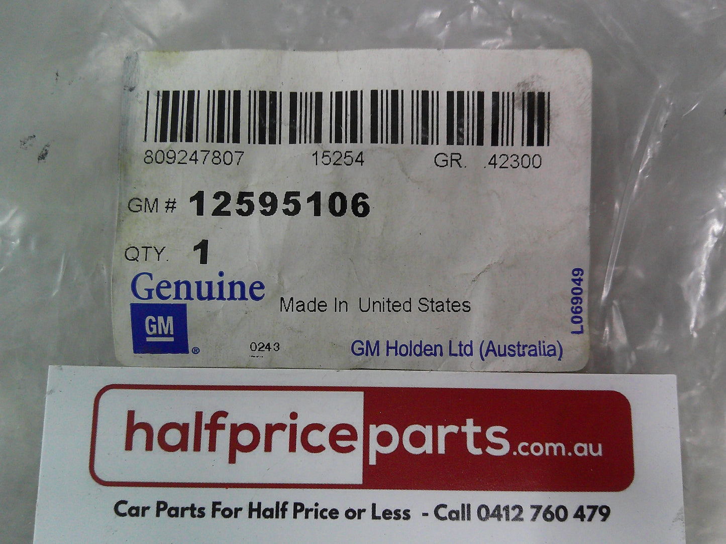 Holden WM Caprice/VZ/VE Commodore/RA Rodeo/VZ Crewman/RC Colorado  Genuine Left Hand Side Rocker Cover Gasket New Part