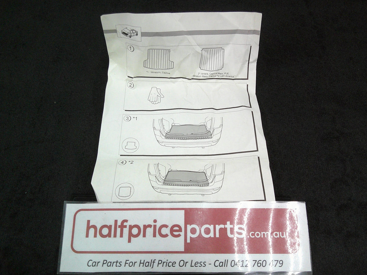 Holden CG5 Captiva Genuine Rear Cargo Carpet Mat Proctor New Part