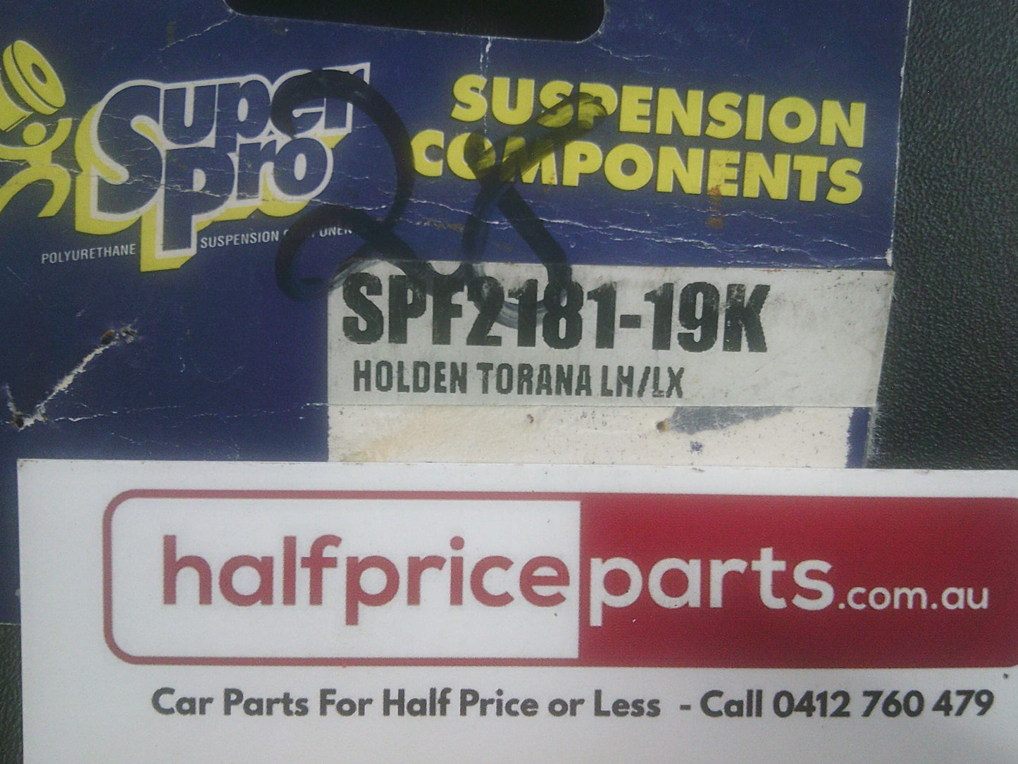 Super-Pro 19mm Front sway bar to Chassis Suits Holden Torana/Sunbird New Part.
