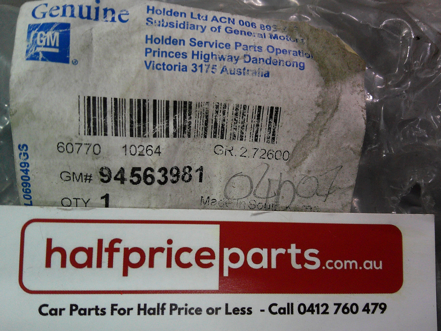 Holden Barina Spark Genuine Left Hand Head Light Bracket ASM New Part